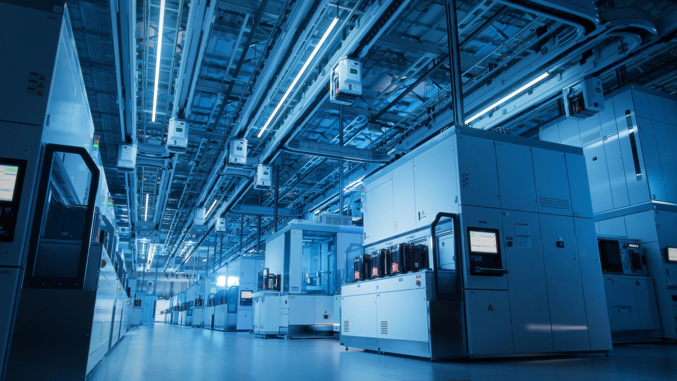 Clean pharmaceutical production environment representing quality manufacturing