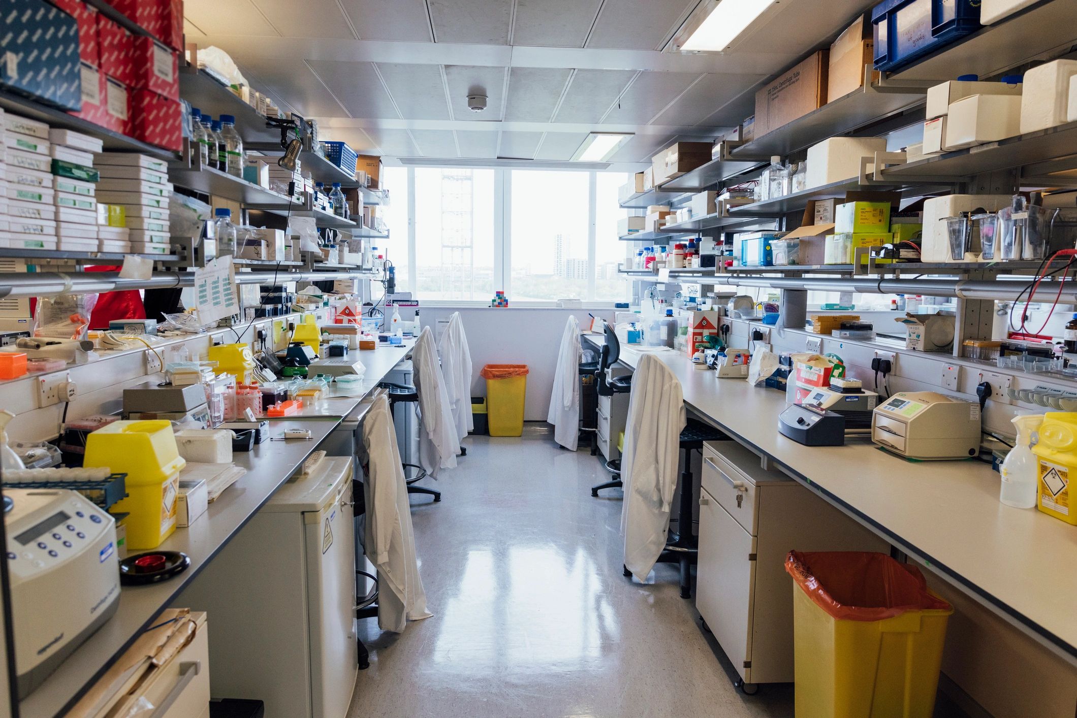 Laboratory workspace at DNS PHARMACARE